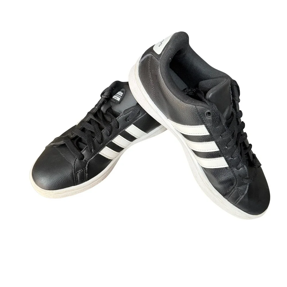 Adidas CF Advantage Womens Black White Cloudfoam Sneakers AW4288 Size 7